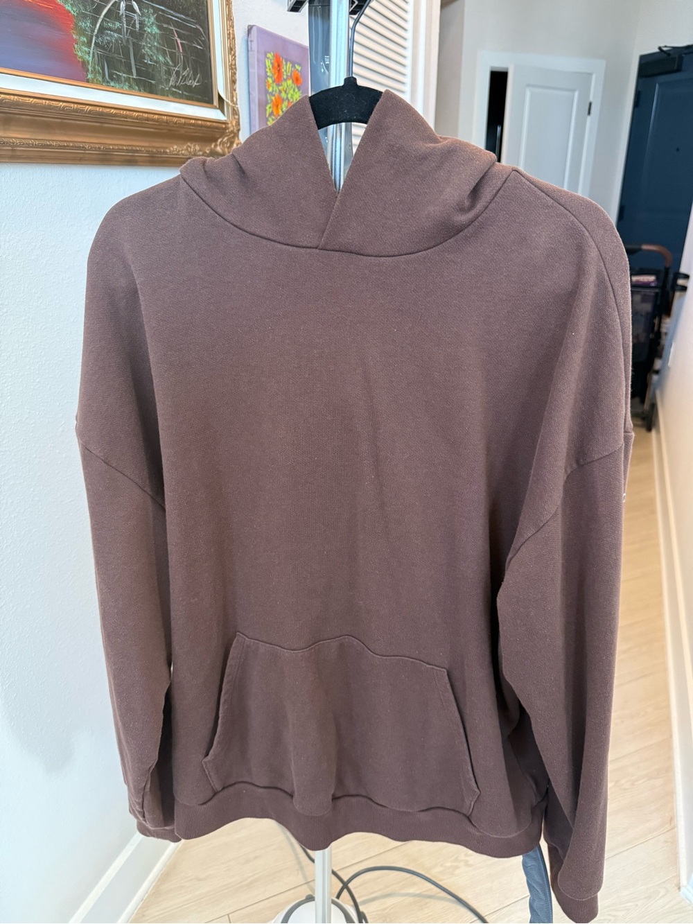 ALO Yoga Men's Brown Chill Hoodie
